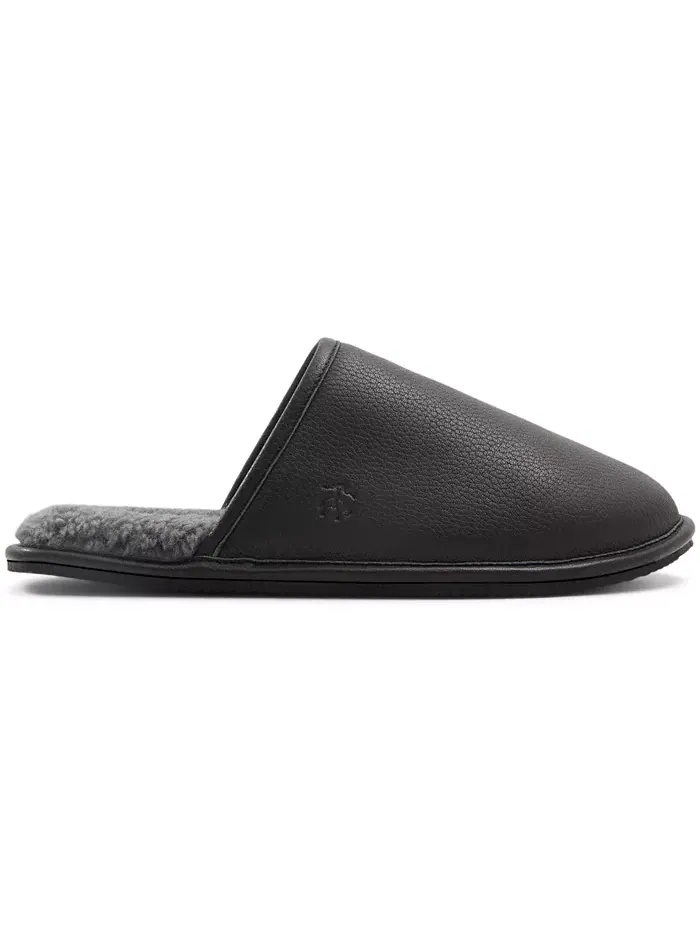 Мужские тапочки Henri Brooks Brothers — изображение 2 из 5, черный