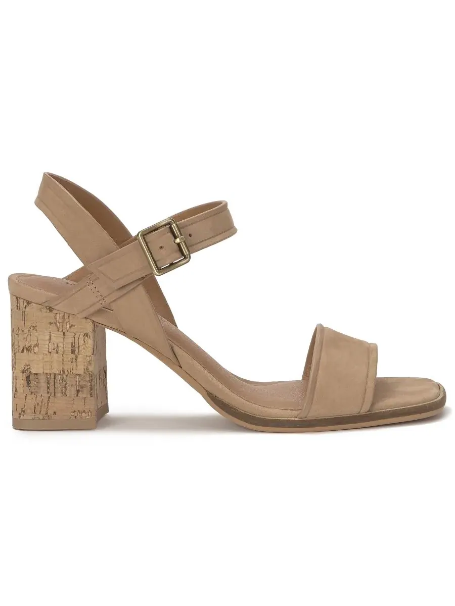 Женские сандалии на толстом каблуке Hallia Lucky Brand, Cortado Oiled Nubuck — изображение 2 из 5