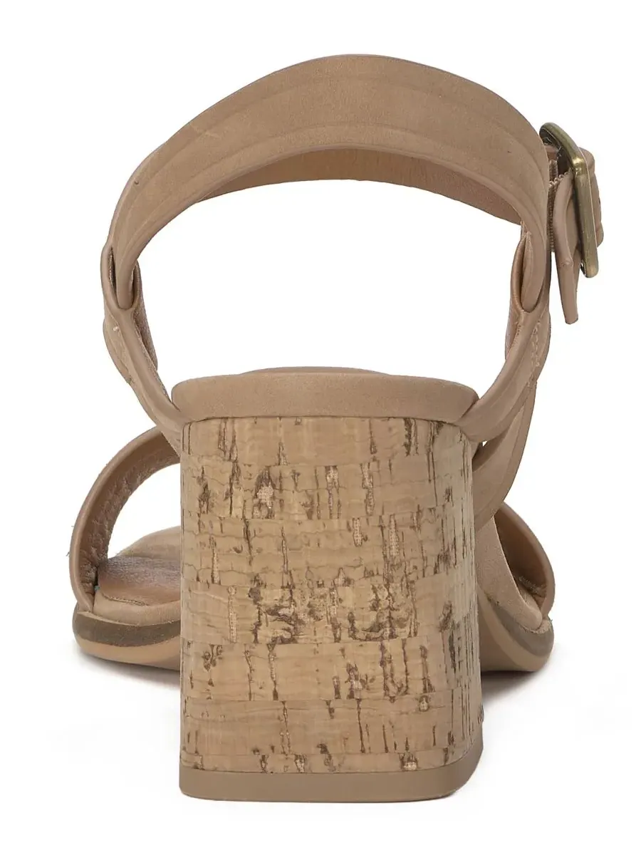 Женские сандалии на толстом каблуке Hallia Lucky Brand, Cortado Oiled Nubuck — изображение 3 из 5