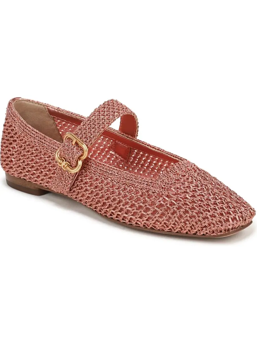Женские вязаные балетки «Михаэла» Sam Edelman — изображение 1 из 5, розовый
