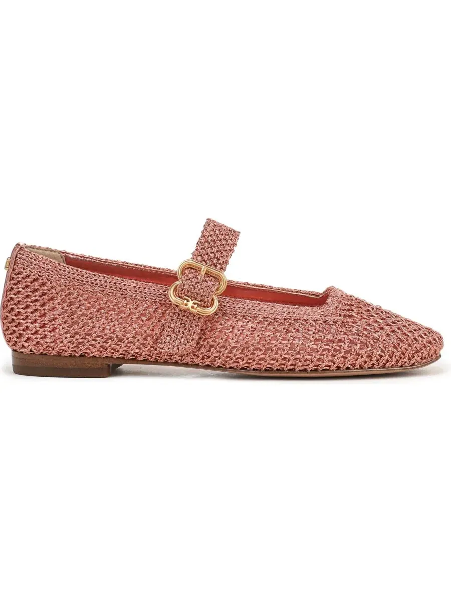 Женские вязаные балетки «Михаэла» Sam Edelman — изображение 2 из 5, розовый