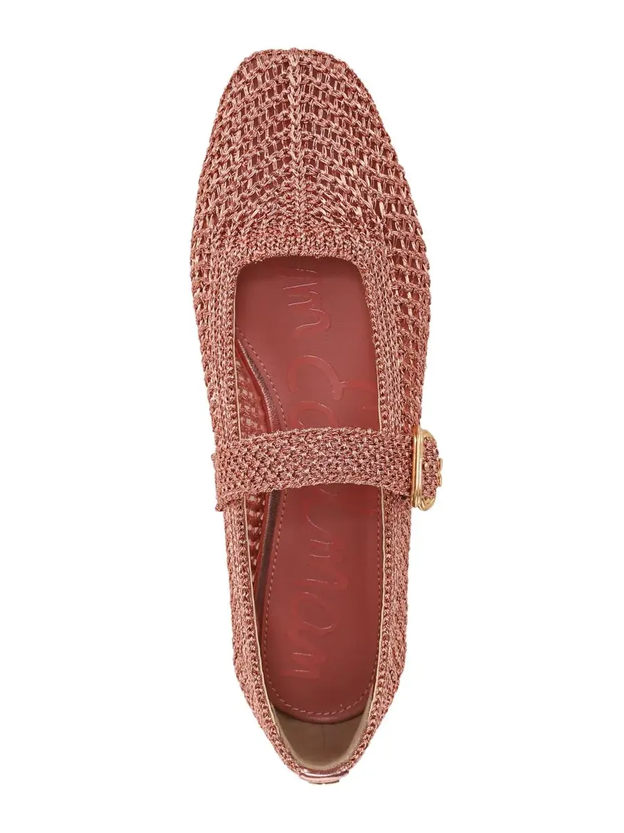Женские вязаные балетки «Михаэла» Sam Edelman — изображение 4 из 5, розовый