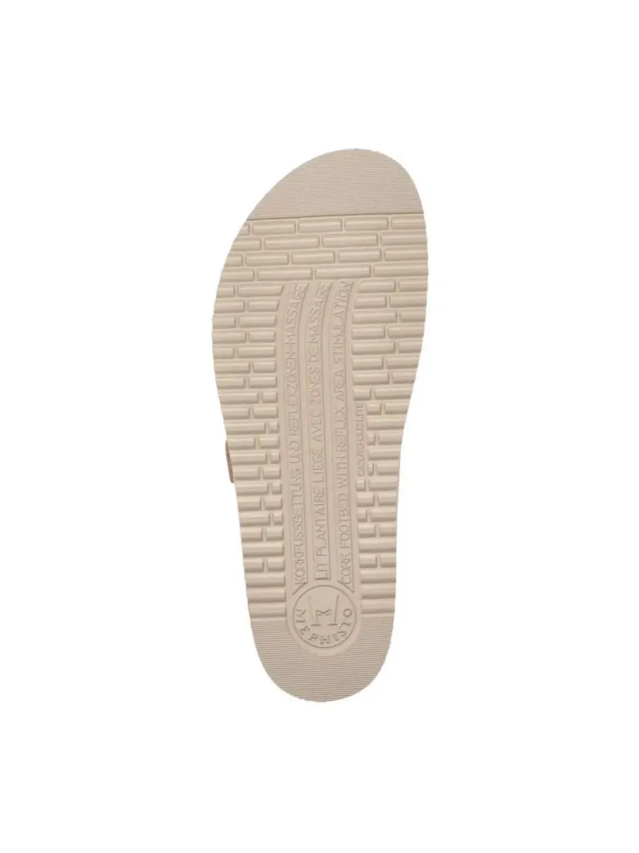 Сандалии Helen Metallics Sand Havana из кожи Mephisto — изображение 6 из 6, песочный