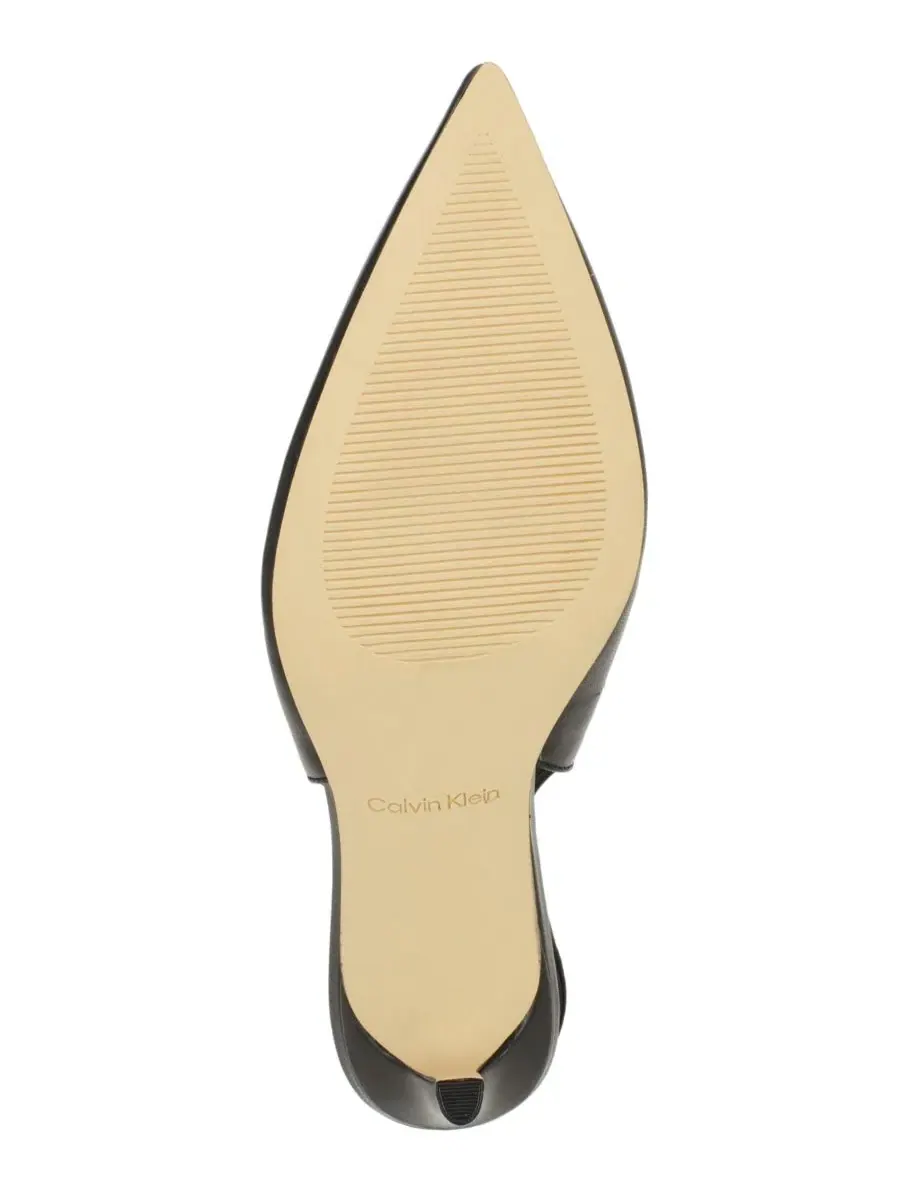 Туфли-лодочки с ремешком на пятке Biancya Leather Pointed Toe Slingback Pumps Calvin Klein — изображение 5 из 5, черный