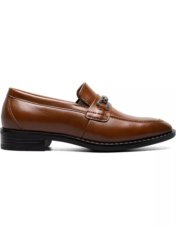 Туфли-слипоны Kaylor Jr. Moc Toe для маленьких мальчиков Stacy Adams — изображение 2 из 8, коричневый
