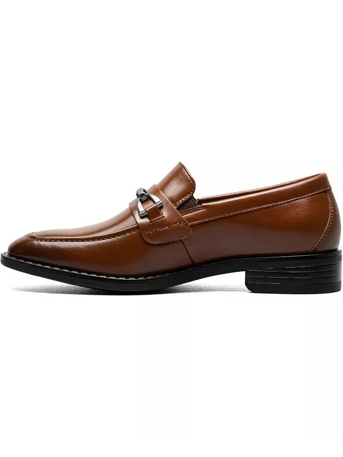 Туфли-слипоны Kaylor Jr. Moc Toe для маленьких мальчиков Stacy Adams — изображение 3 из 8, коричневый