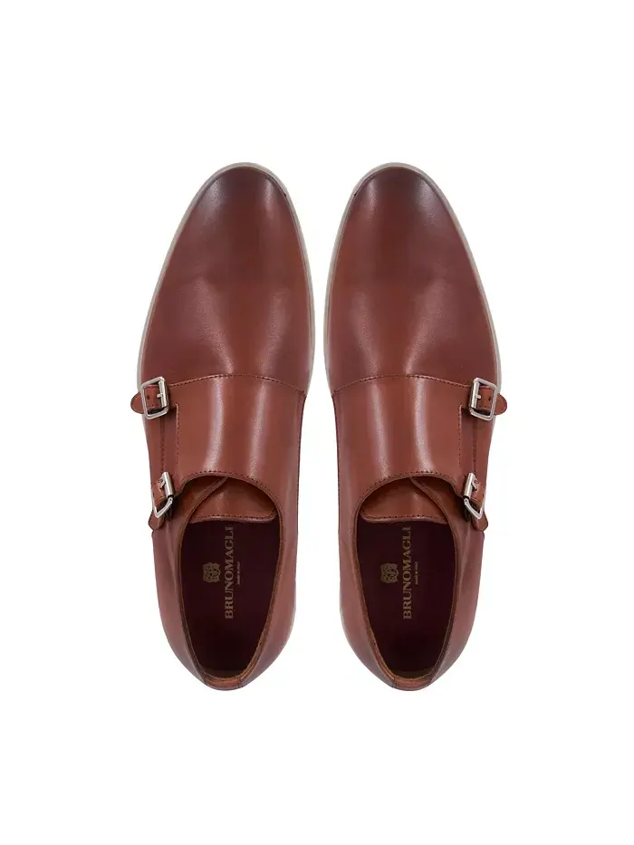 Мужские лоферы Palestro Slip On Bruno Magli — изображение 4 из 6, коричневый