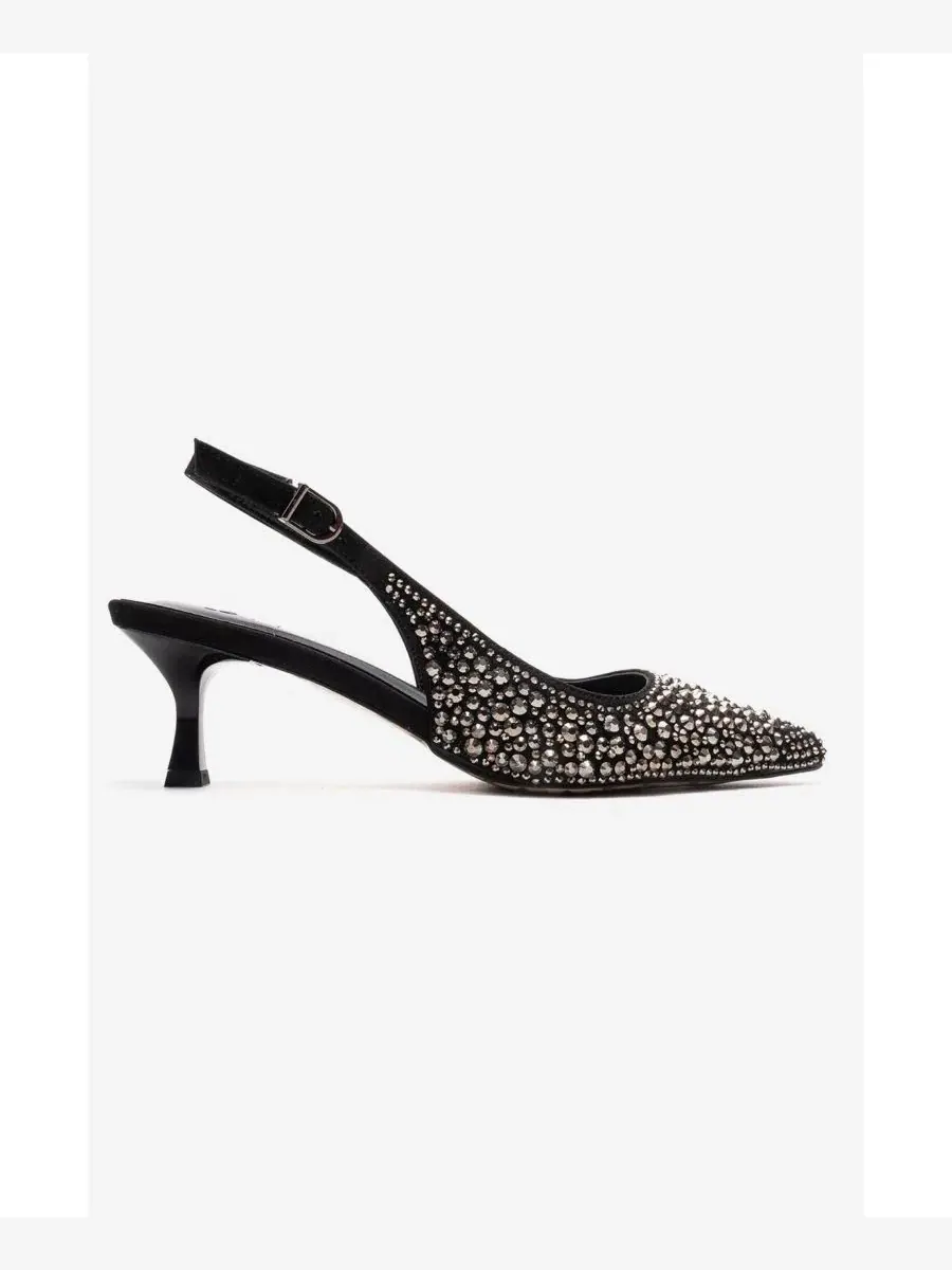 Туфли-лодочки Thea Slingback Pointed Toe Pump Prologue Shoes — изображение 4 из 6, черный