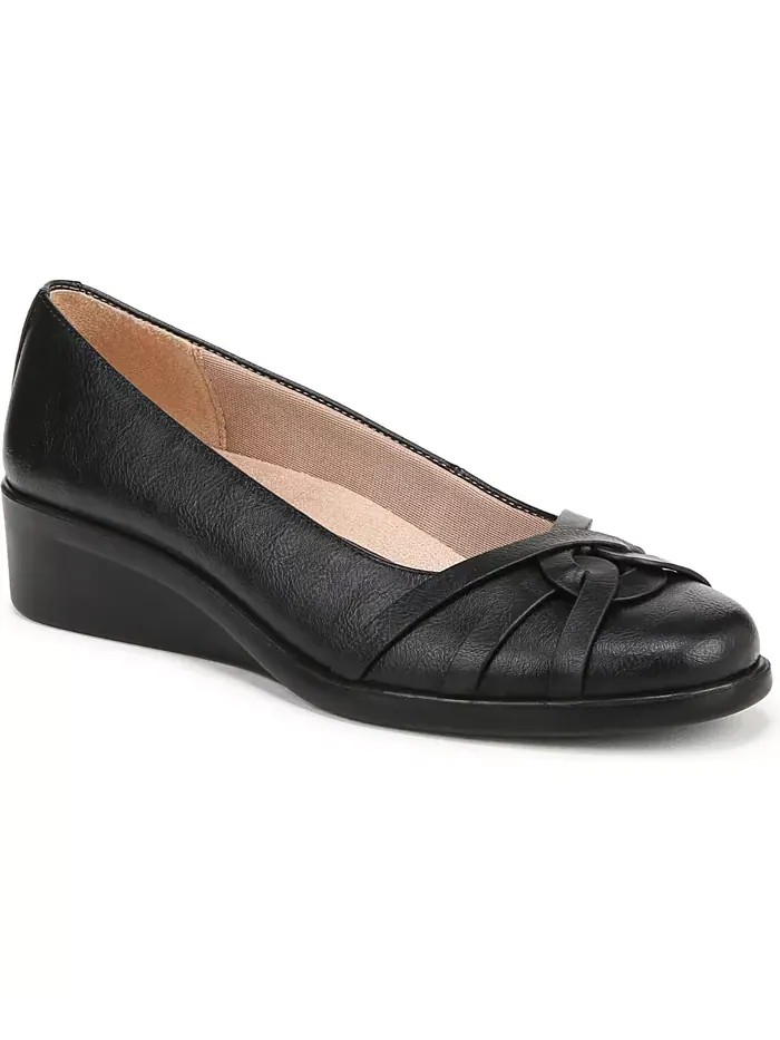 Женские балетки Jorie Low Wedge на низком клине LifeStride — изображение 1 из 5, черный