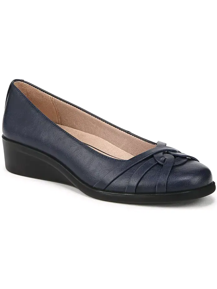 Женские балетки Jorie Low Wedge на низком клине LifeStride — изображение 1 из 5, темно-синий