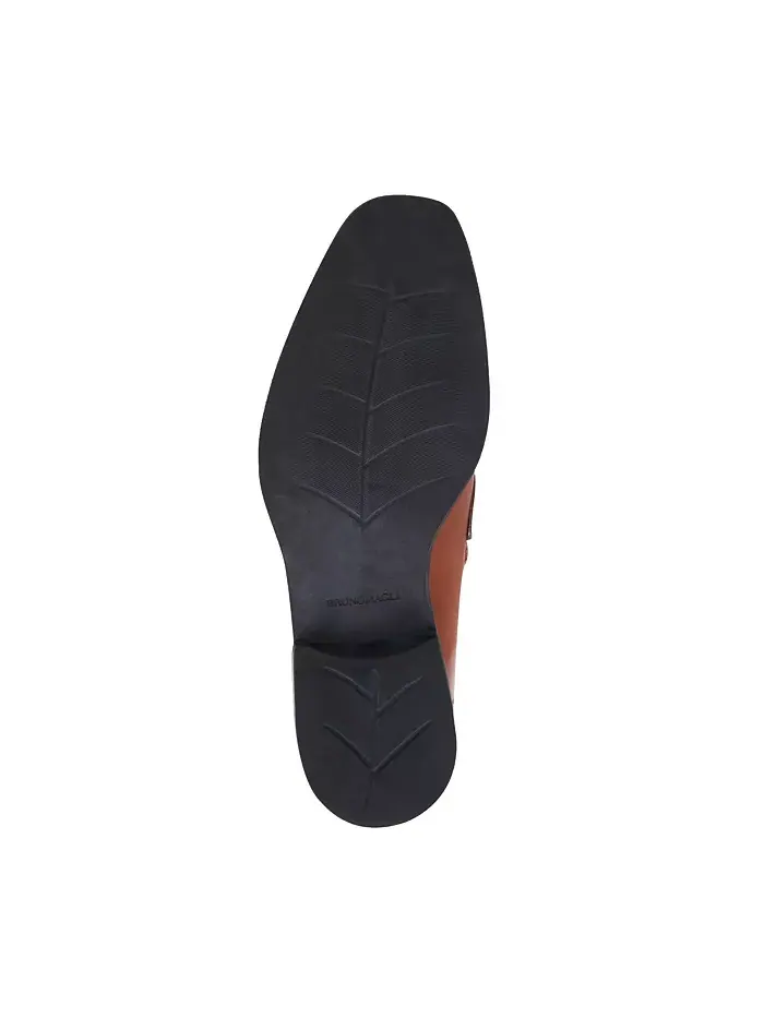 Мужские лоферы Raging Bit Slip On Bruno Magli — изображение 4 из 6, коричневый