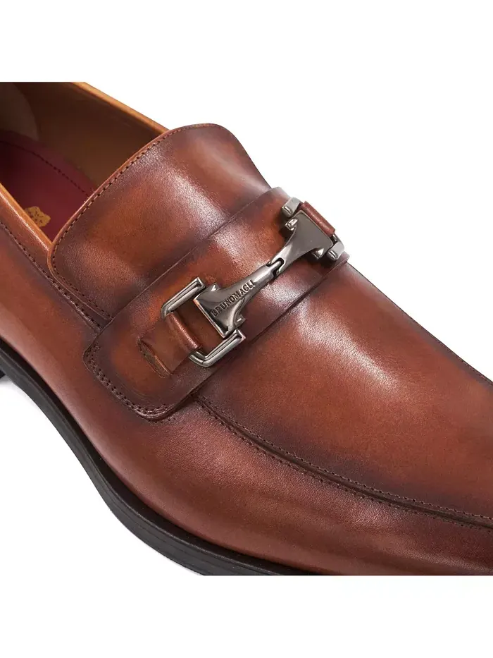 Мужские лоферы Raging Bit Slip On Bruno Magli — изображение 6 из 6, коричневый