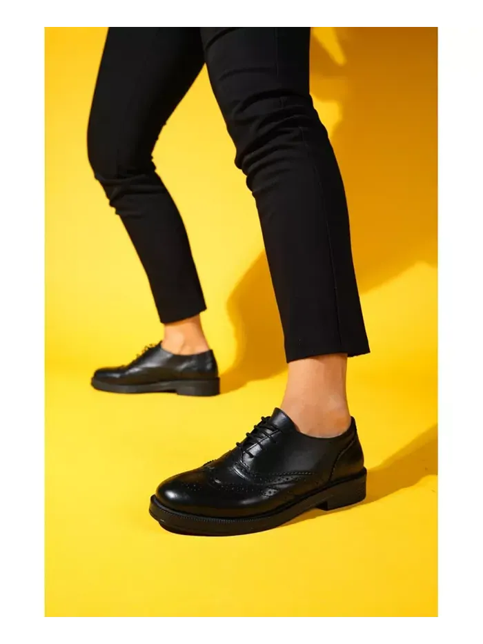Avra Leather Oxford (женские) Forever & Always Shoes — изображение 4 из 6, черный