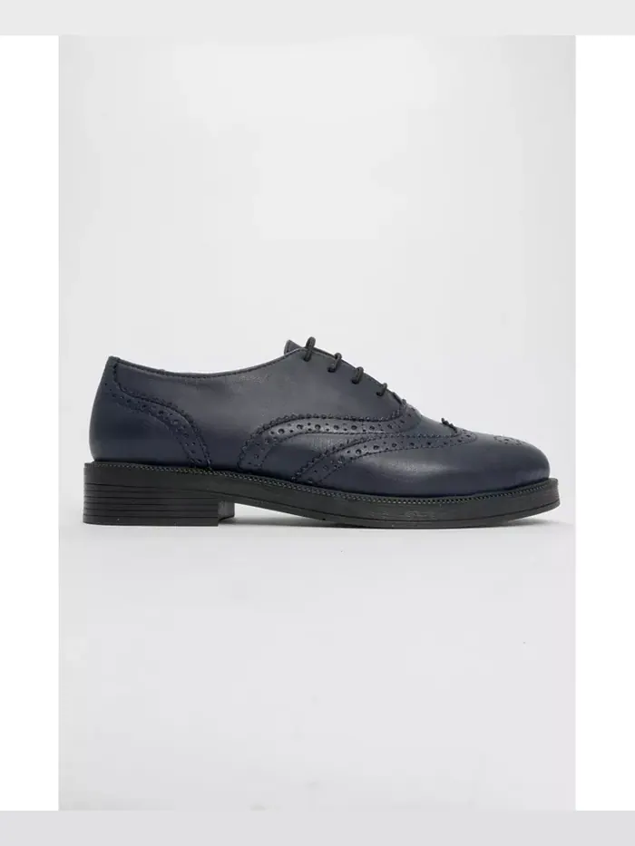 Кожаные оксфорды Avra для женщин Forever & Always Shoes — изображение 3 из 4, синий