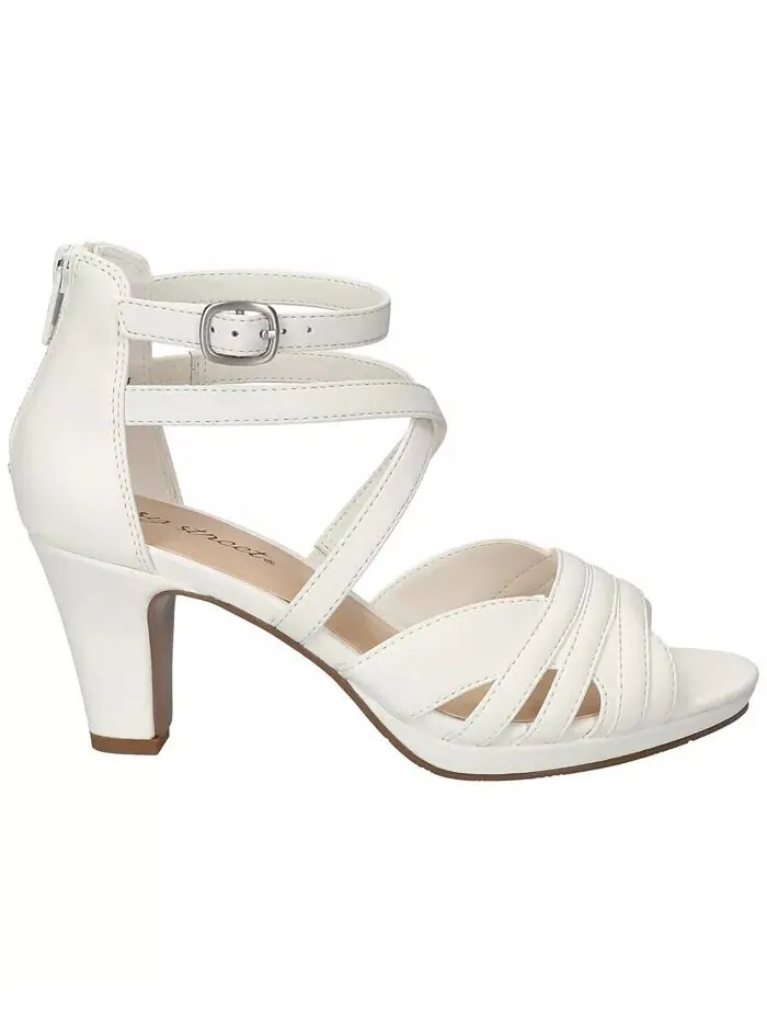 Женские сандалии Crissa Buckle Dress Easy Street — изображение 2 из 7, белый