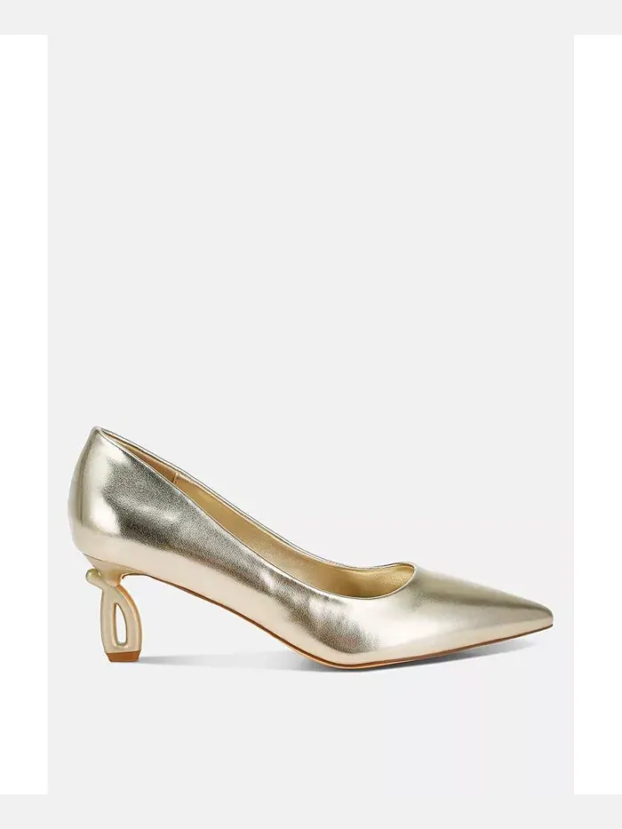 Туфли-лодочки Tagetes Metallic Fantasy на каблуке London Rag