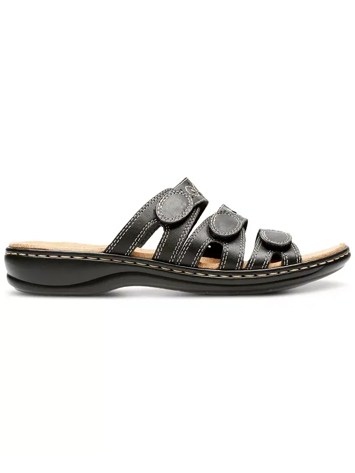 Сандалии Clarks Leisa Cacti Q, тройные ремешки — изображение 2 из 7, черный