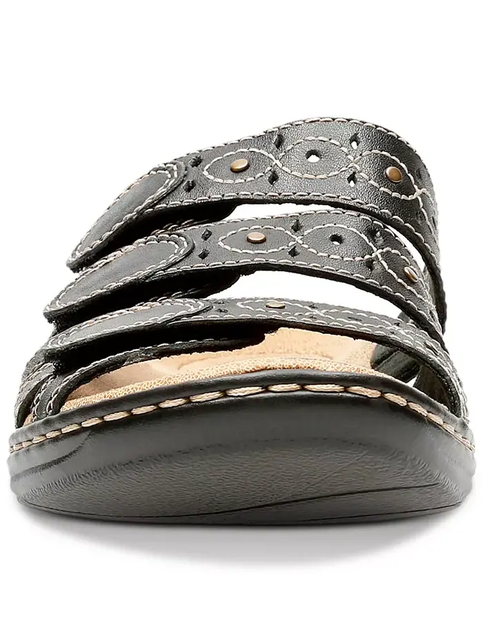 Сандалии Clarks Leisa Cacti Q, тройные ремешки — изображение 3 из 7, черный