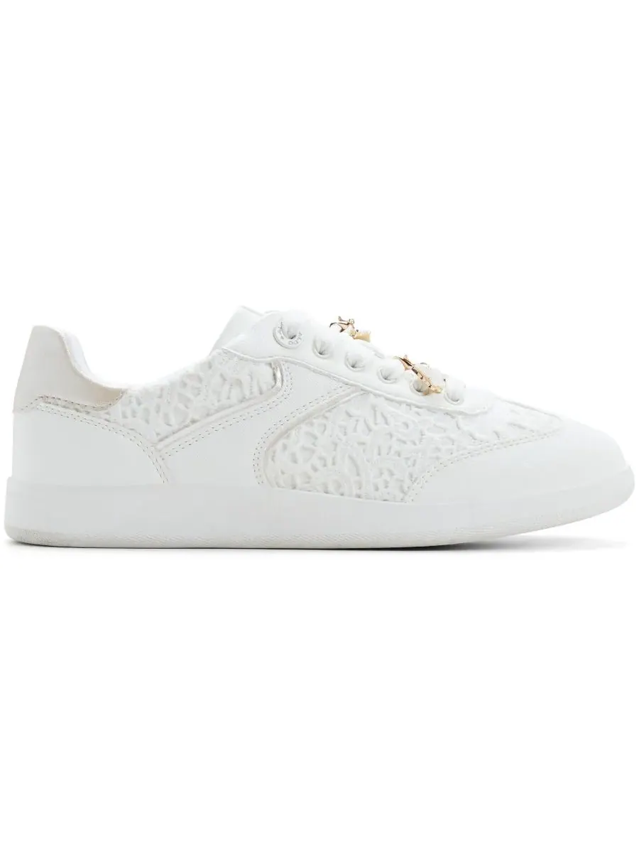 Женские низкие кроссовки Erilg на шнуровке ALDO — изображение 2 из 5, белый