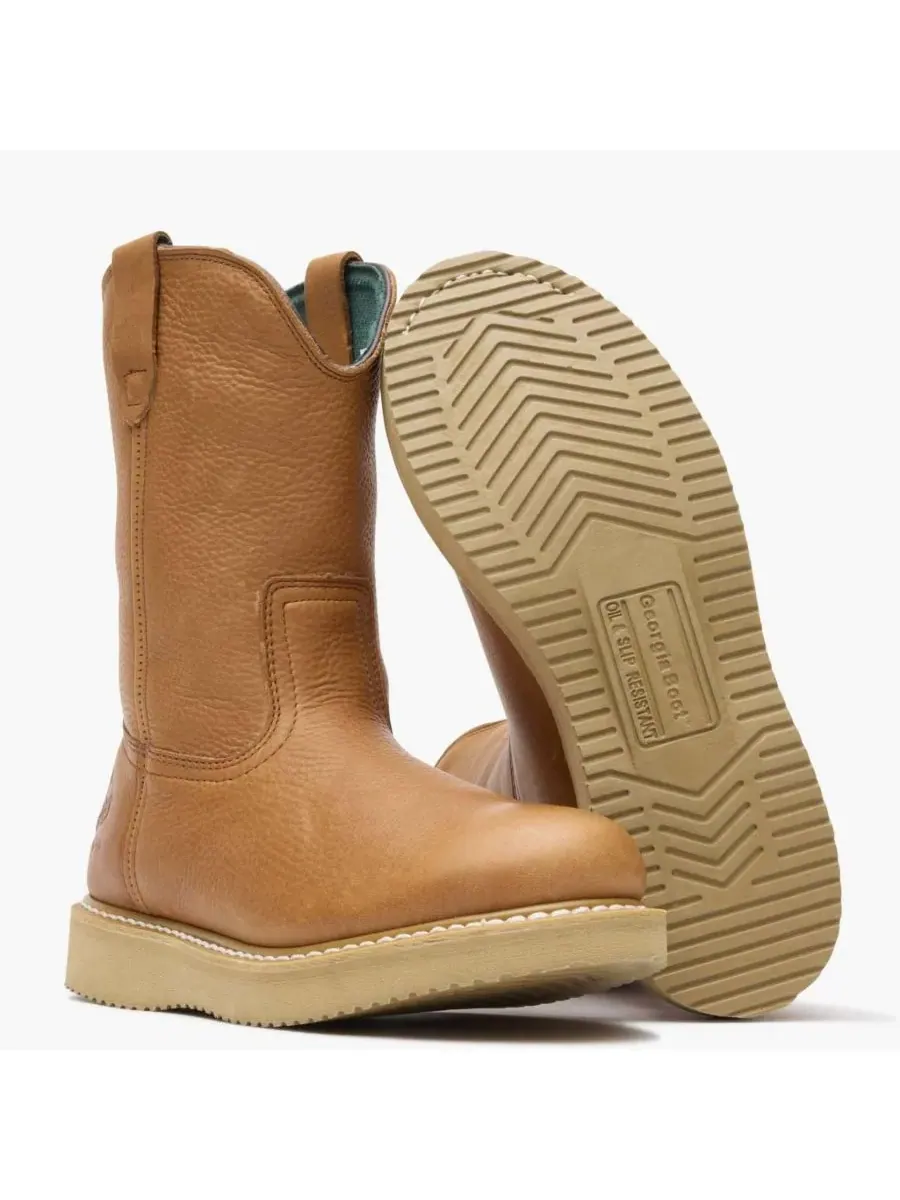 Men's Wedge Work Wellington GEORGIA BOOT, barracuda золото — изображение 3 из 7, золотистый