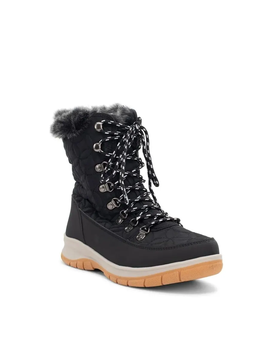 Женские зимние сапоги Belltown Mid с искусственным мехом Chooka — черный