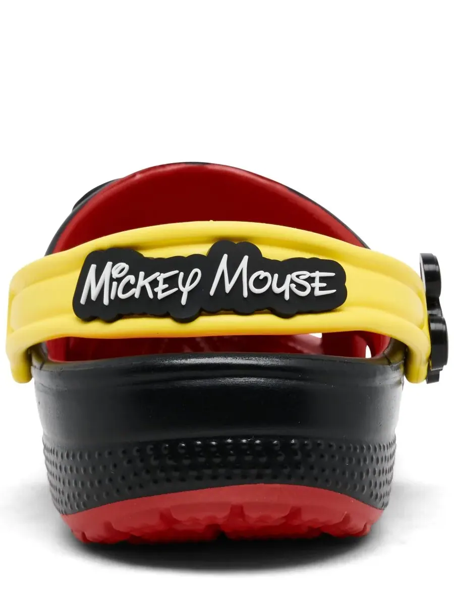 Классические сабо Disney для мальчиков с Микки Маусом от Finish Line Crocs — изображение 5 из 6, черный красный