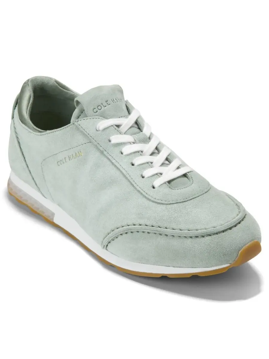 Женские беговые кроссовки Energyweave на шнуровке Cole Haan, Lily Pad Suede/Satin