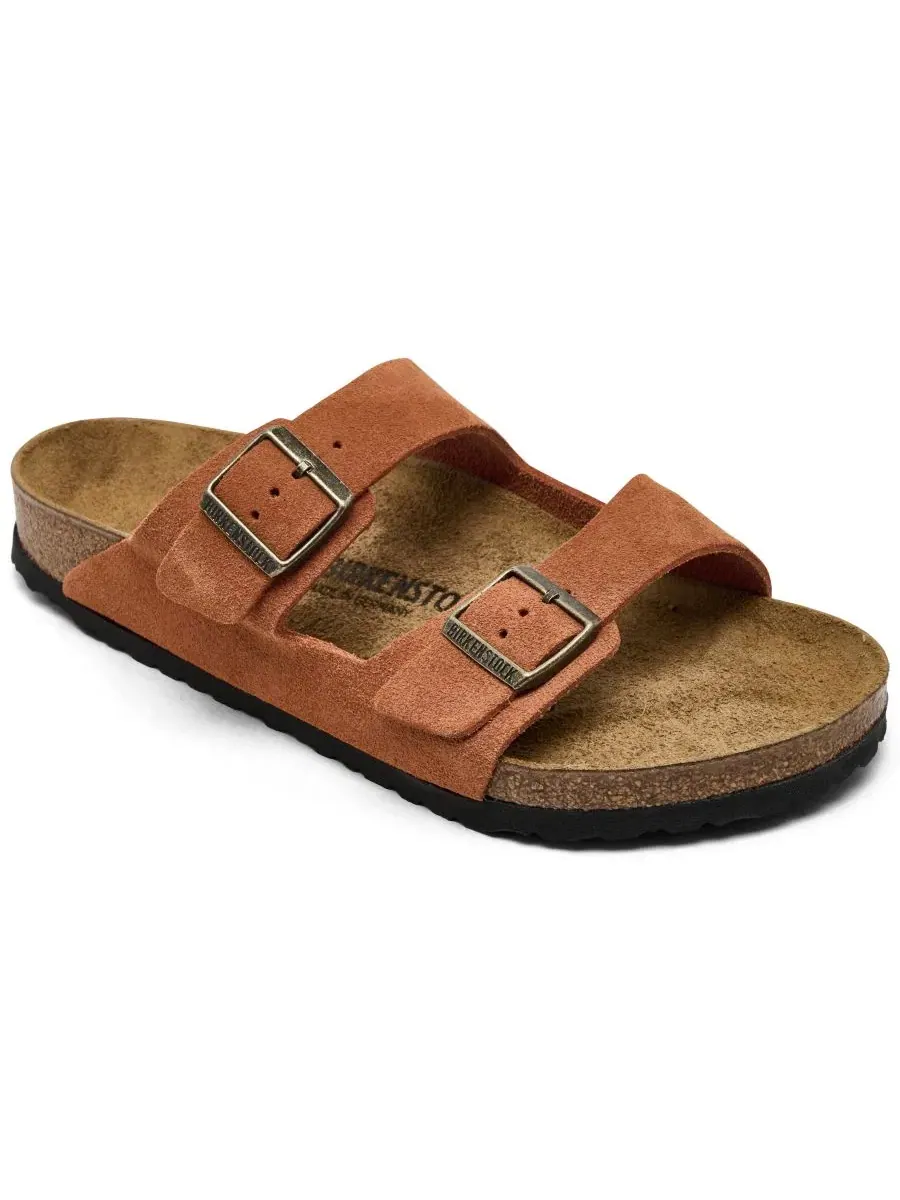 Сандалии на двух ремнях Arizona с регулируемыми пряжками Birkenstock — изображение 1 из 6, темно-ржавчина