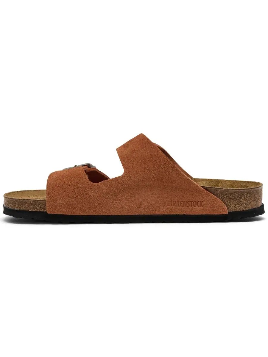 Сандалии на двух ремнях Arizona с регулируемыми пряжками Birkenstock — изображение 3 из 6, темно-ржавчина