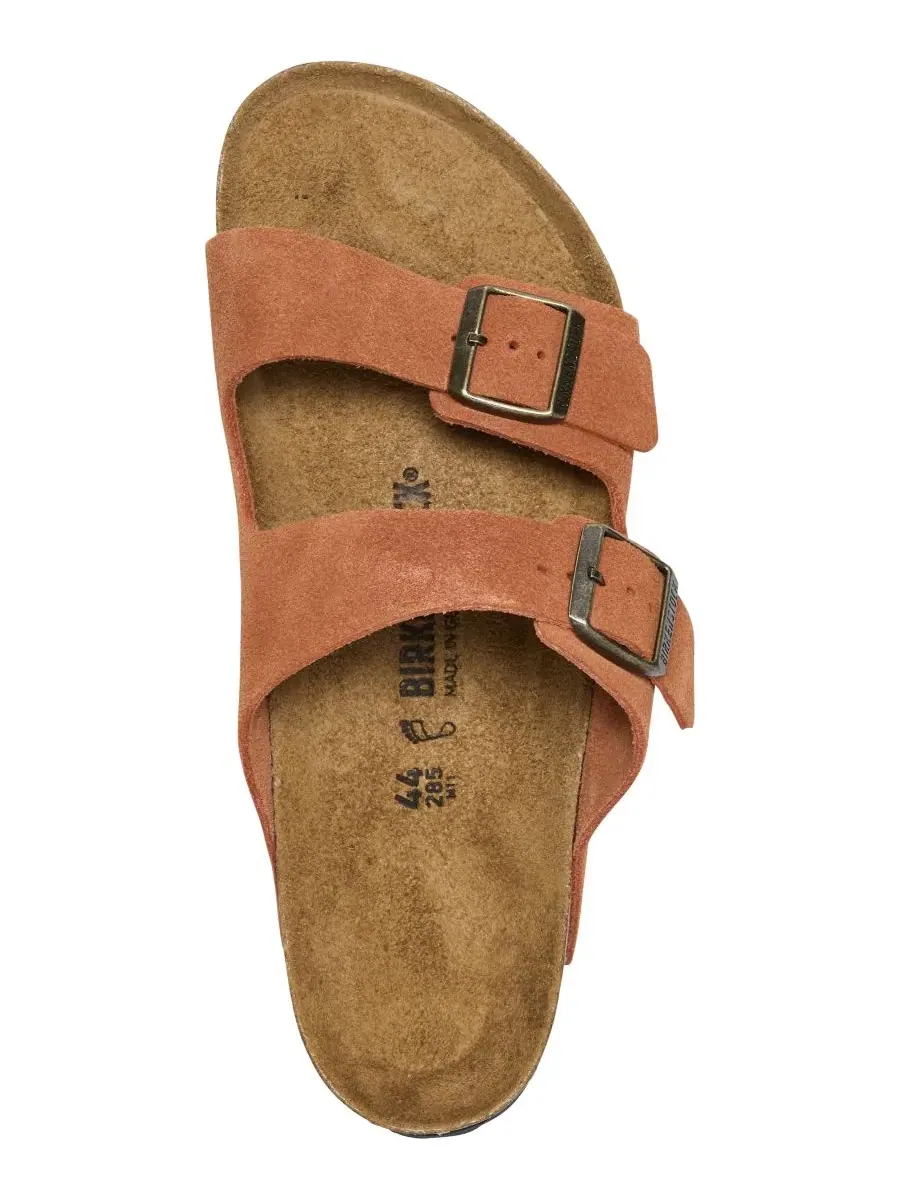 Сандалии на двух ремнях Arizona с регулируемыми пряжками Birkenstock — изображение 5 из 6, темно-ржавчина
