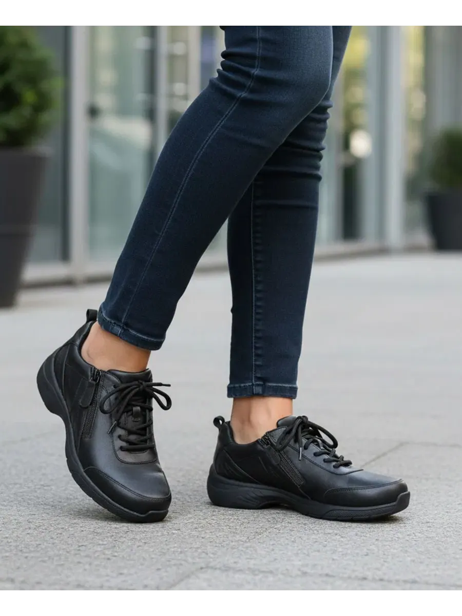 Женские кроссовки Pasilla с защитой от скольжения Easy Street — изображение 8 из 8, черный