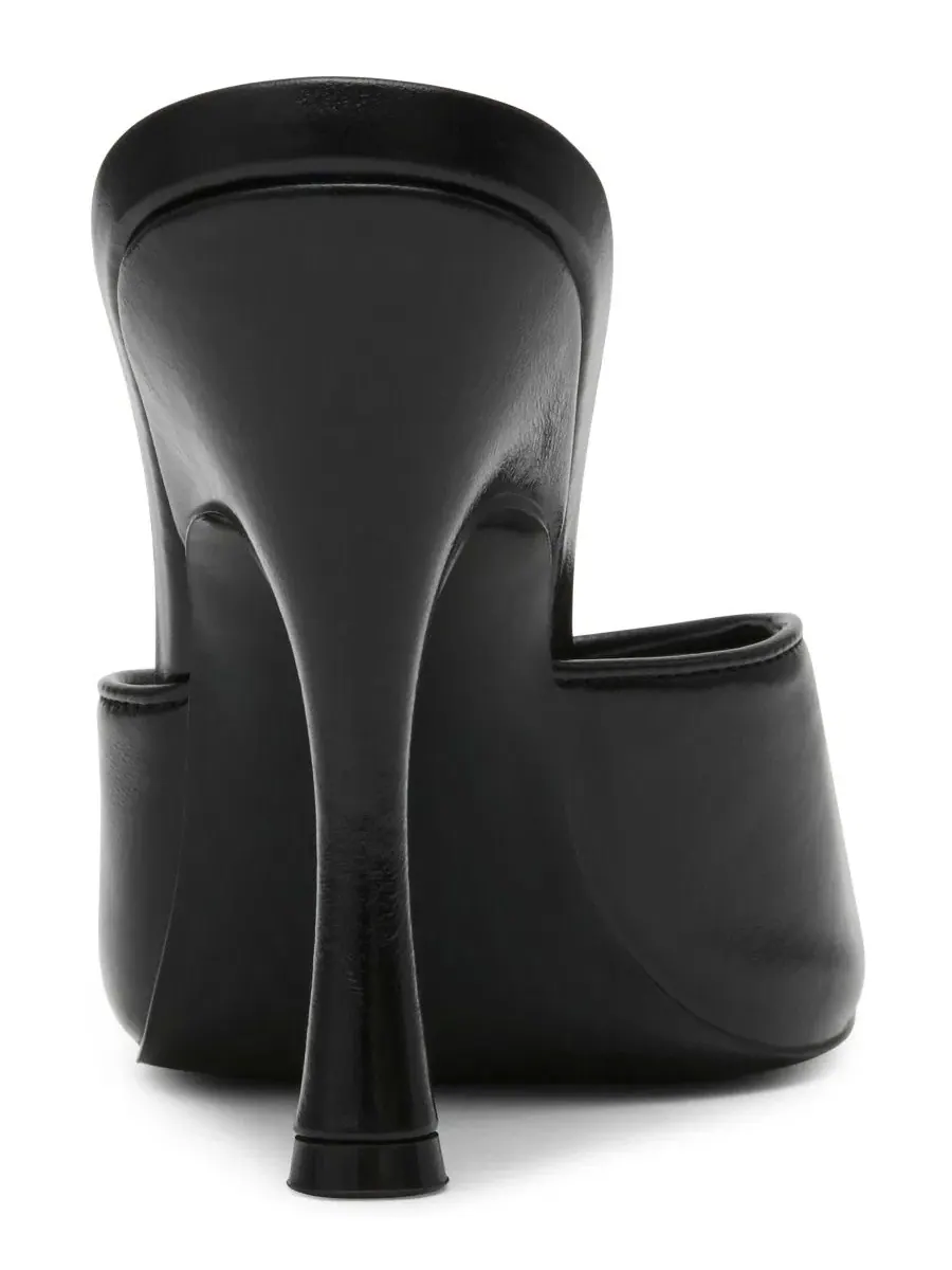 Босоножки-мюли Jules с открытым носком Steve Madden — изображение 3 из 7, черный