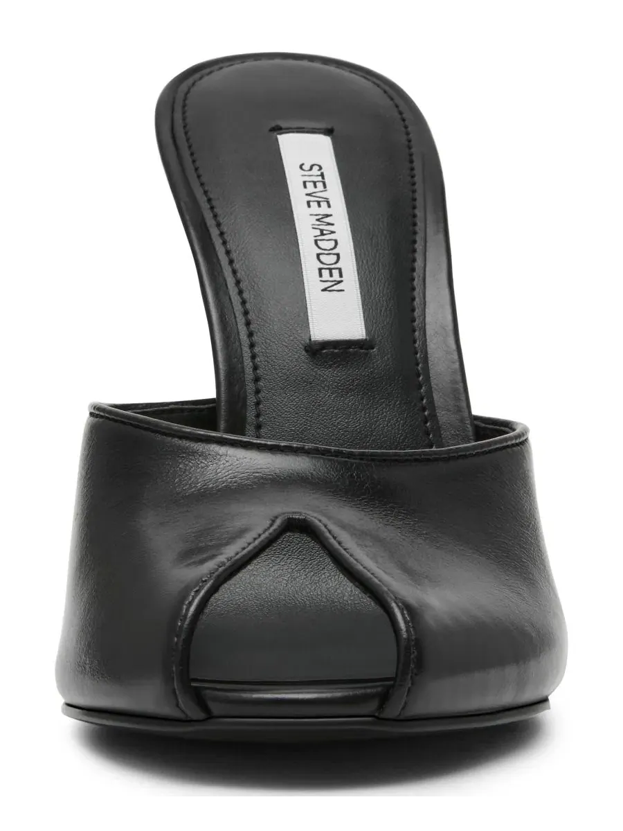 Босоножки-мюли Jules с открытым носком Steve Madden — изображение 6 из 7, черный