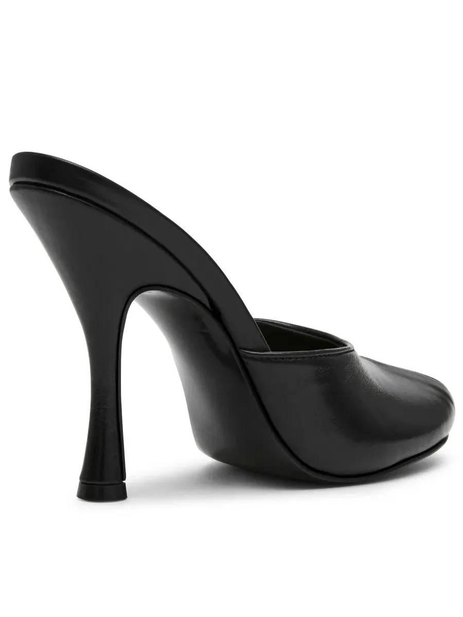 Босоножки-мюли Jules с открытым носком Steve Madden — изображение 7 из 7, черный