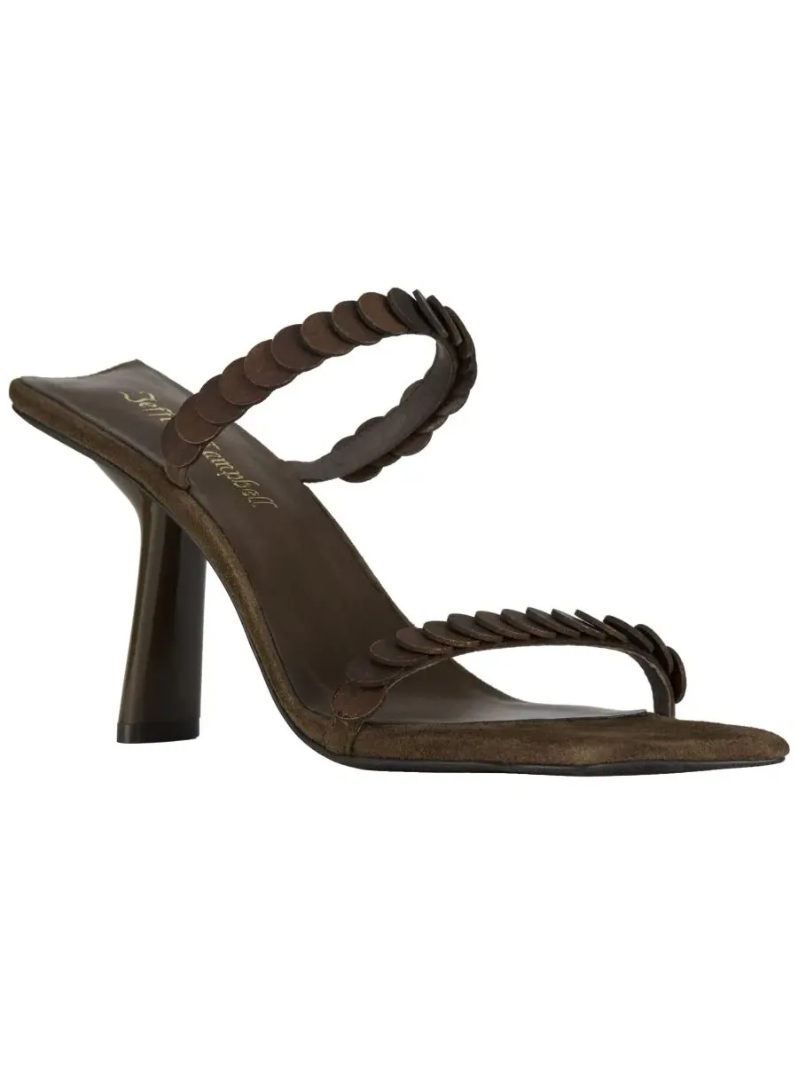 Женские сандалии-слипоны Ayanna с декором Jeffrey Campbell — изображение 1 из 5, коричневый