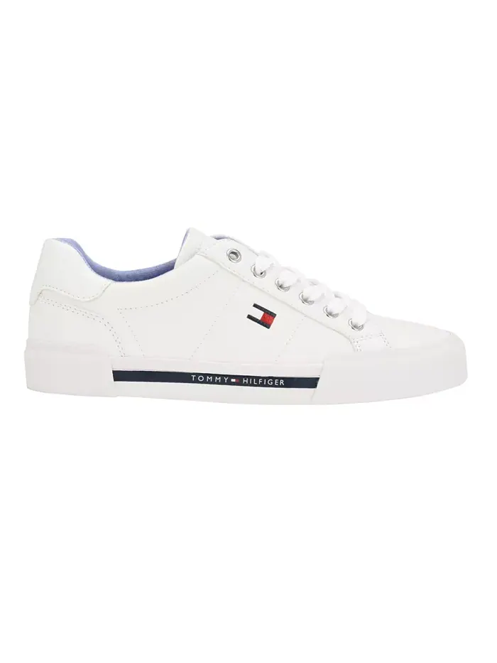 Lestiel Кеды на шнурках из искусственной кожи Tommy Hilfiger — изображение 2 из 5, белый