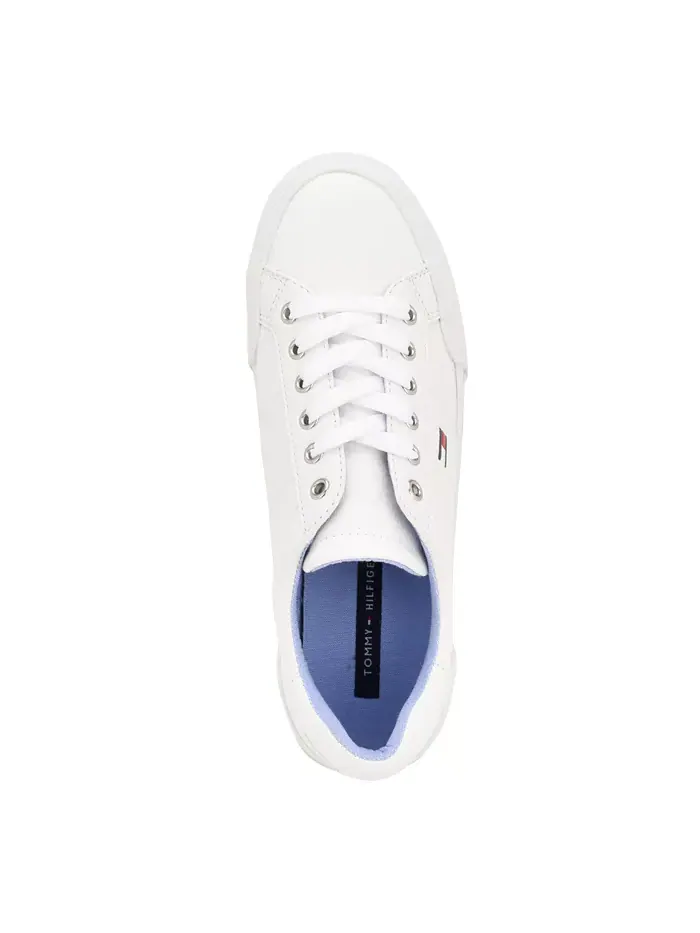 Lestiel Кеды на шнурках из искусственной кожи Tommy Hilfiger — изображение 4 из 5, белый