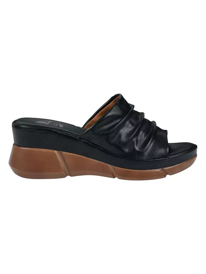 Женские сандалии-слипоны Nora на платформе GC Shoes — изображение 2 из 5, черный