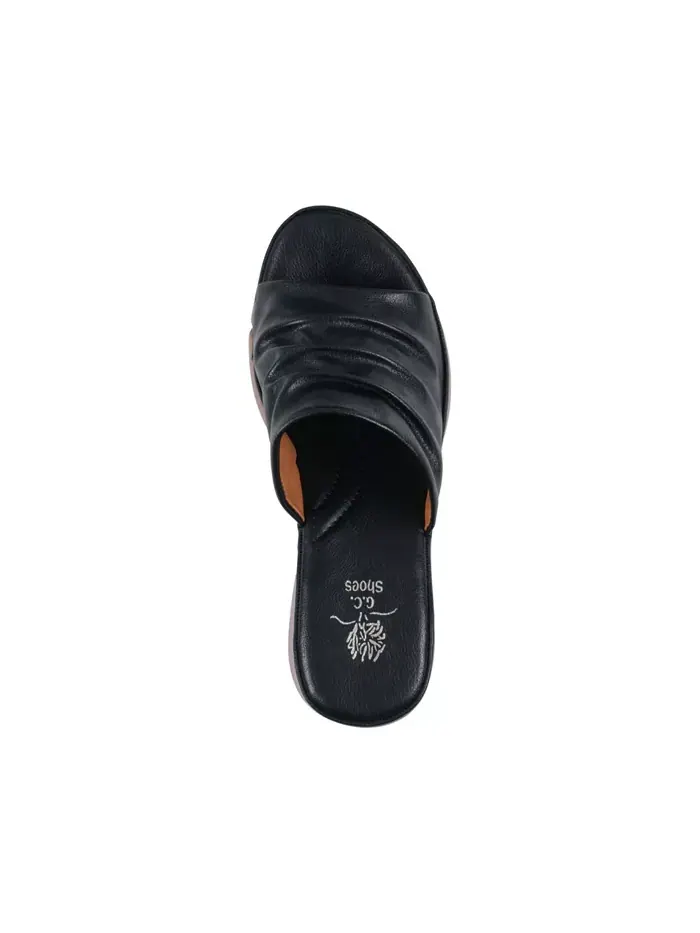 Женские сандалии-слипоны Nora на платформе GC Shoes — изображение 4 из 5, черный