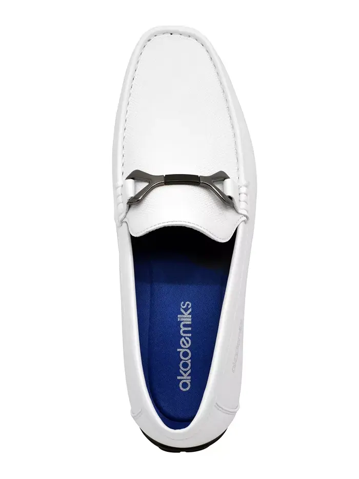 Мужские удобные лоферы Ogden Slip On Akademiks — изображение 4 из 7, белый