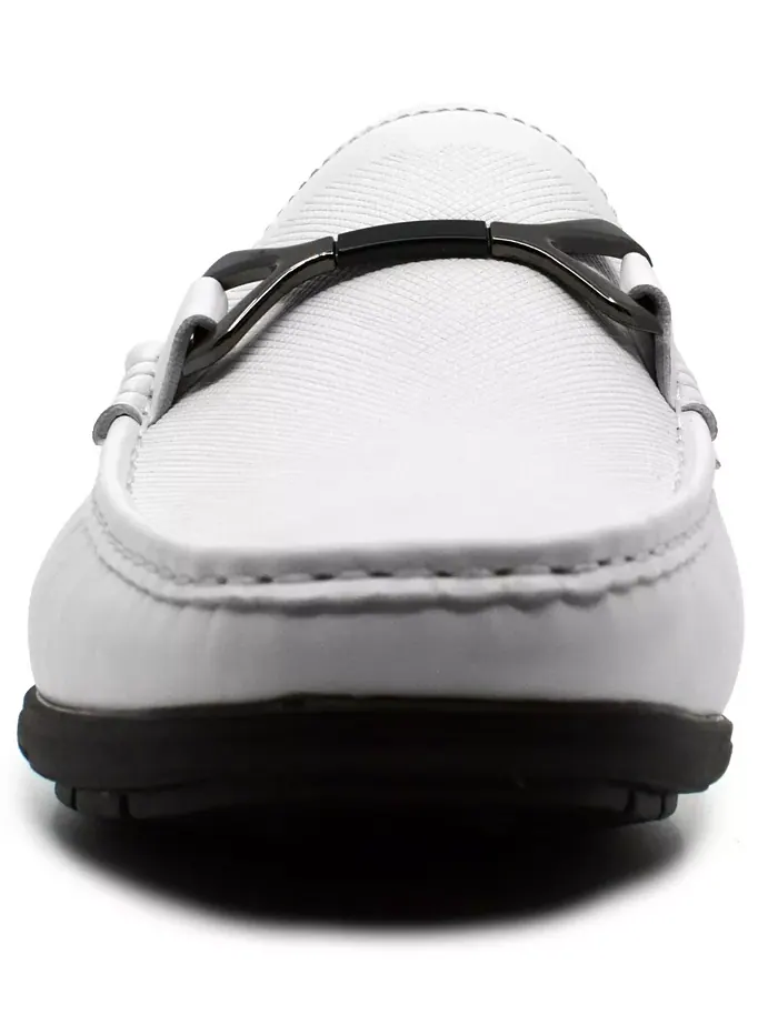 Мужские удобные лоферы Ogden Slip On Akademiks — изображение 6 из 7, белый