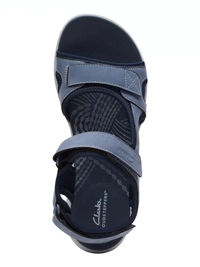 Сандалии женские Clarks Cloudsteppers Mira Bay, спортивные — изображение 4 из 7, джинсовый синий синий