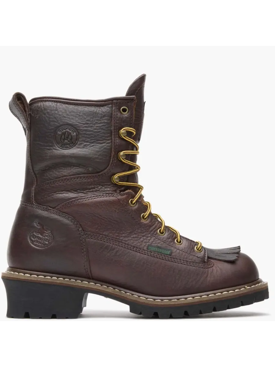 Мужские водонепроницаемые рабочие ботинки для лесорубов GEORGIA BOOT — изображение 1 из 7, шоколад