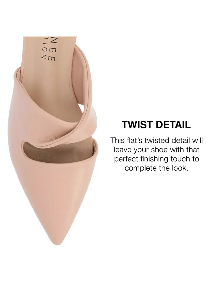 Женские мюли Enniss с вырезом Twist и заостренным носком Journee Collection — изображение 14 из 38, пудровый розовый