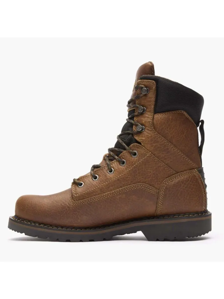 Мужские водонепроницаемые рабочие ботинки Georgia Giant Revamp 8 дюймов GEORGIA BOOT — изображение 5 из 7, коричневый