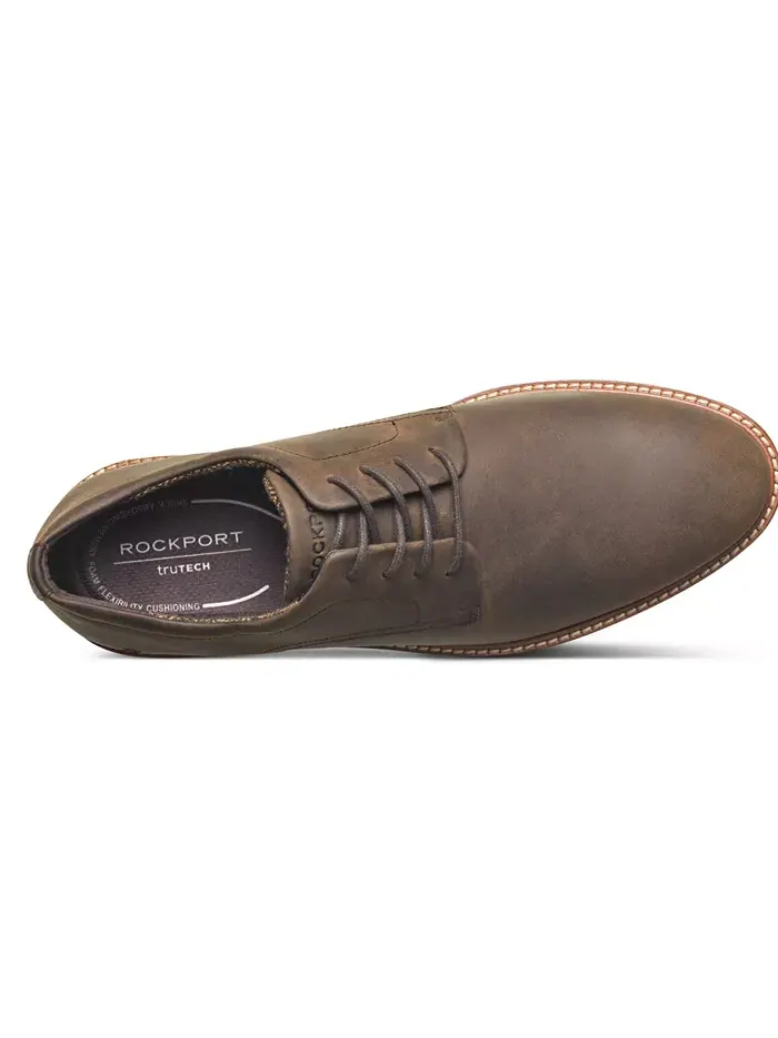 Мужские оксфорды Cedric на шнуровке Rockport — изображение 4 из 5, коричневый