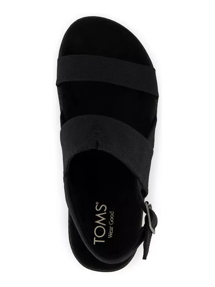 Женские сандалии Marin с регулируемой пряжкой TOMS — изображение 4 из 5, черный черный