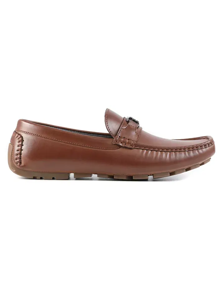 Мужские лоферы Attle Moc Toe для вождения Tommy Hilfiger — изображение 2 из 5, коричневый