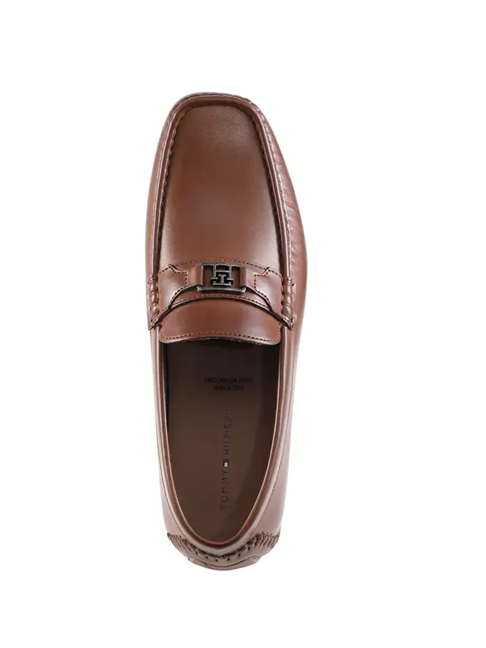 Мужские лоферы Attle Moc Toe для вождения Tommy Hilfiger — изображение 3 из 5, коричневый