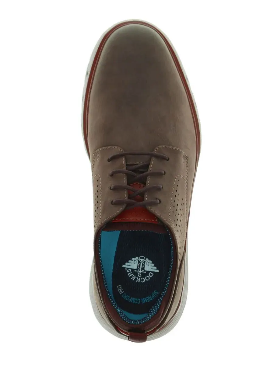 Мужские повседневные кроссовки Franco Fusion 2.0 Dockers — изображение 4 из 6, коричневый